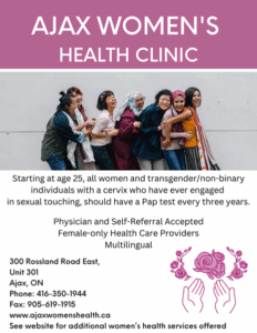 ajax women's clinic