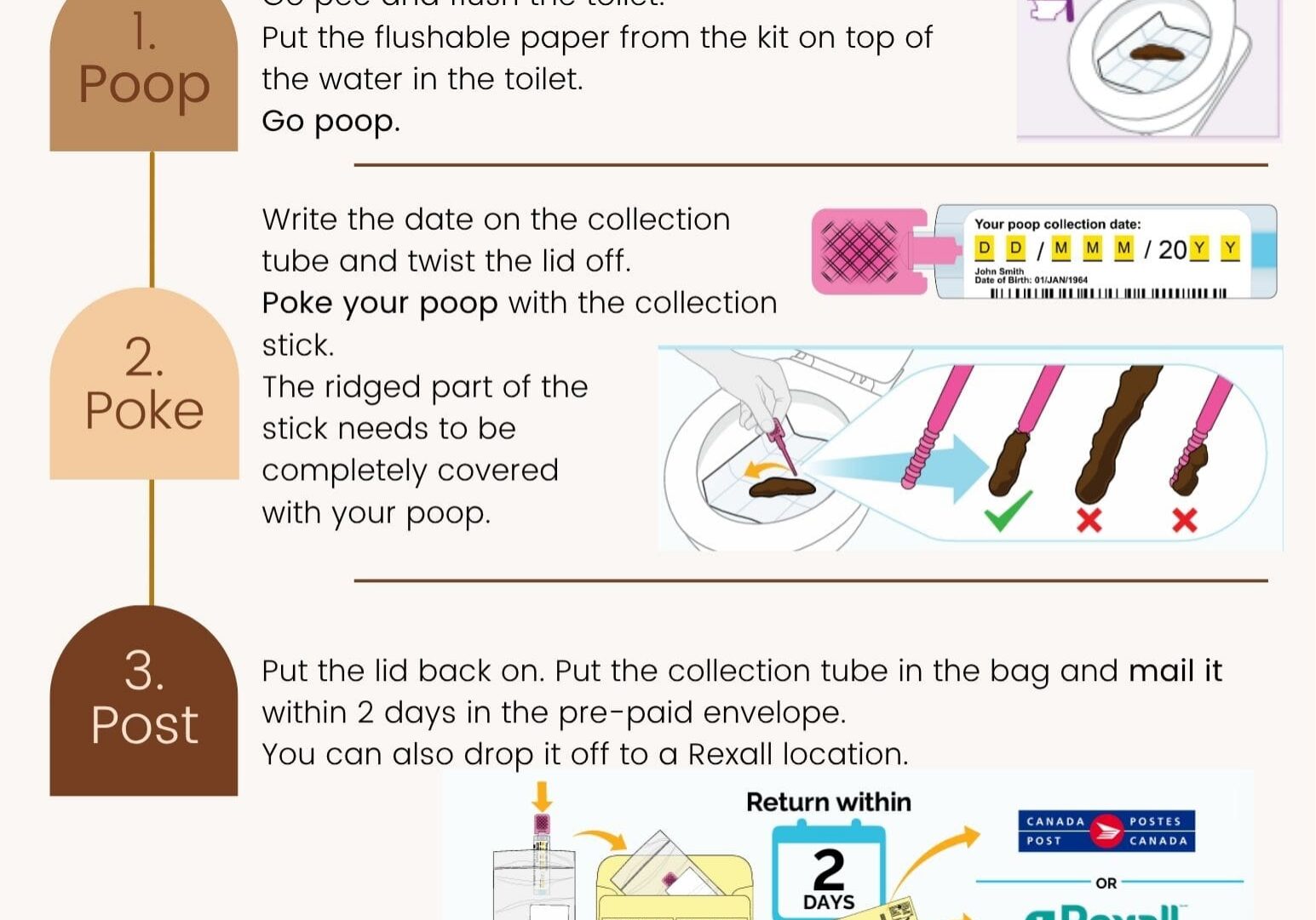August 2026 Colorectal Cancer Screening is as easy as 1, 2, 3 (Real Estate Flyer)