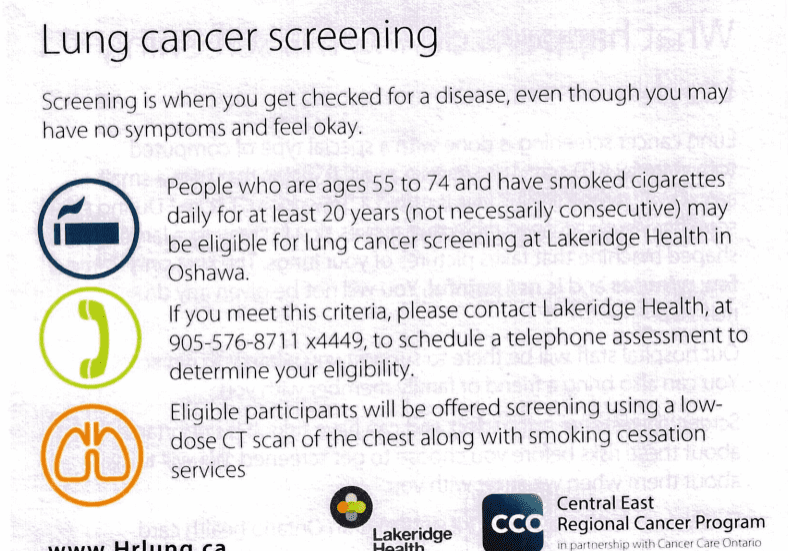 lung cancer screening